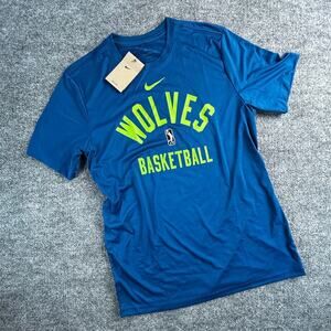 Nike Iowa Wolves G League Basketball Blue T-Shirt Men’s M NWT